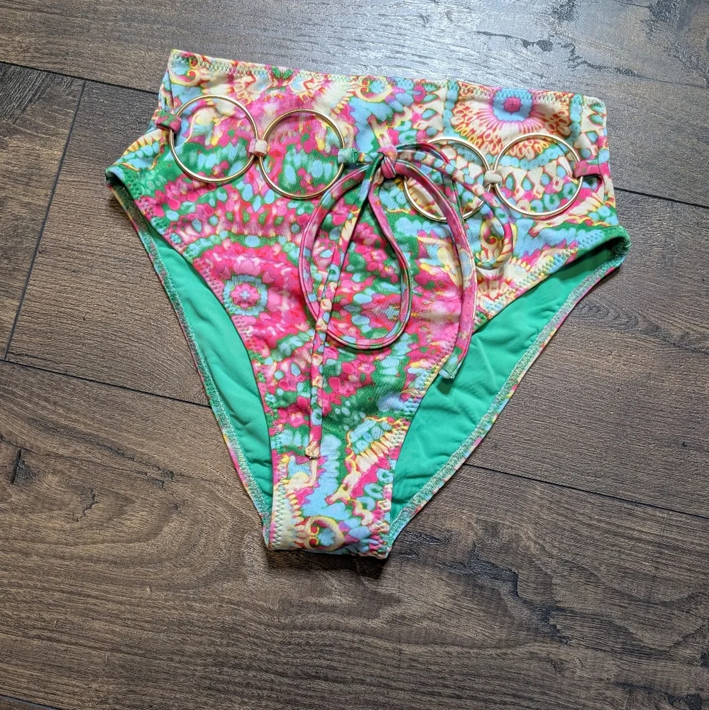 Ramy Brook Vibrant Bikini Bottom High‎ Waist Size XS